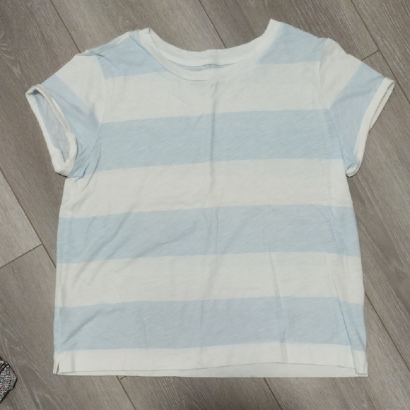 Blue and White Striped T-Shirt - Picture 1 of 6